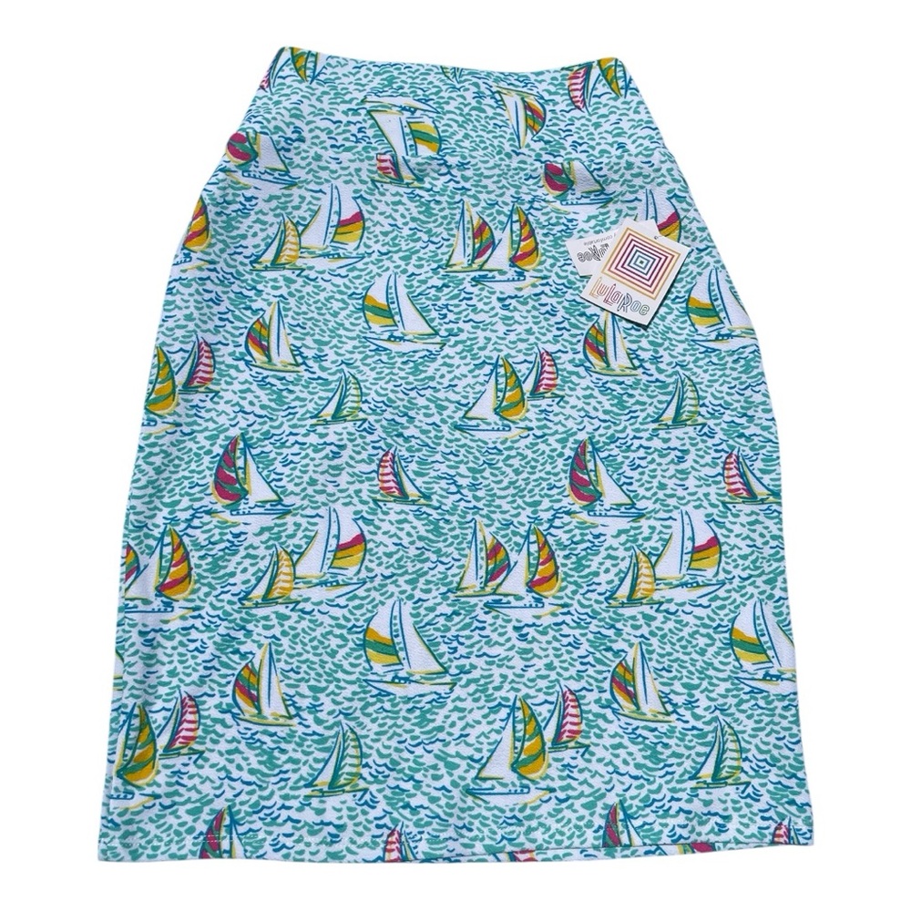 3/$25 LuLaRoe Nautical Print Cassie Skirt
